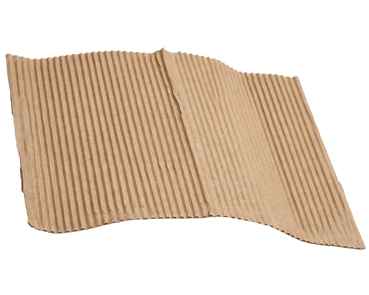 Lembaran corrugated singleface